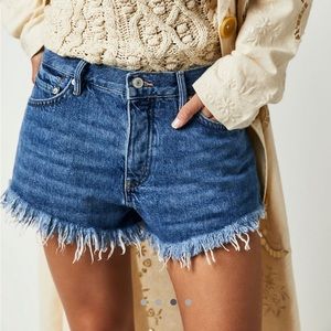 We The Free Loving Good Vibrations Cutoff Denim Shorts
